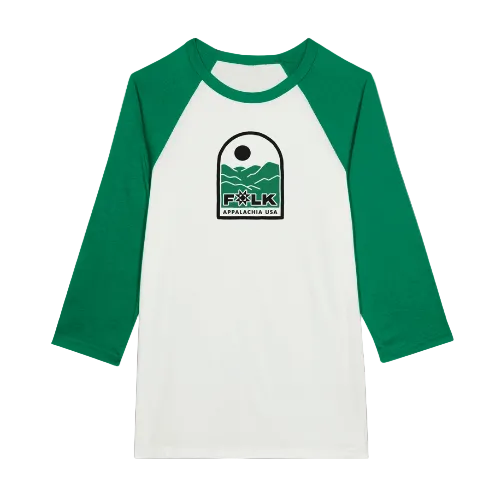 FOLK Green Raglan Tee