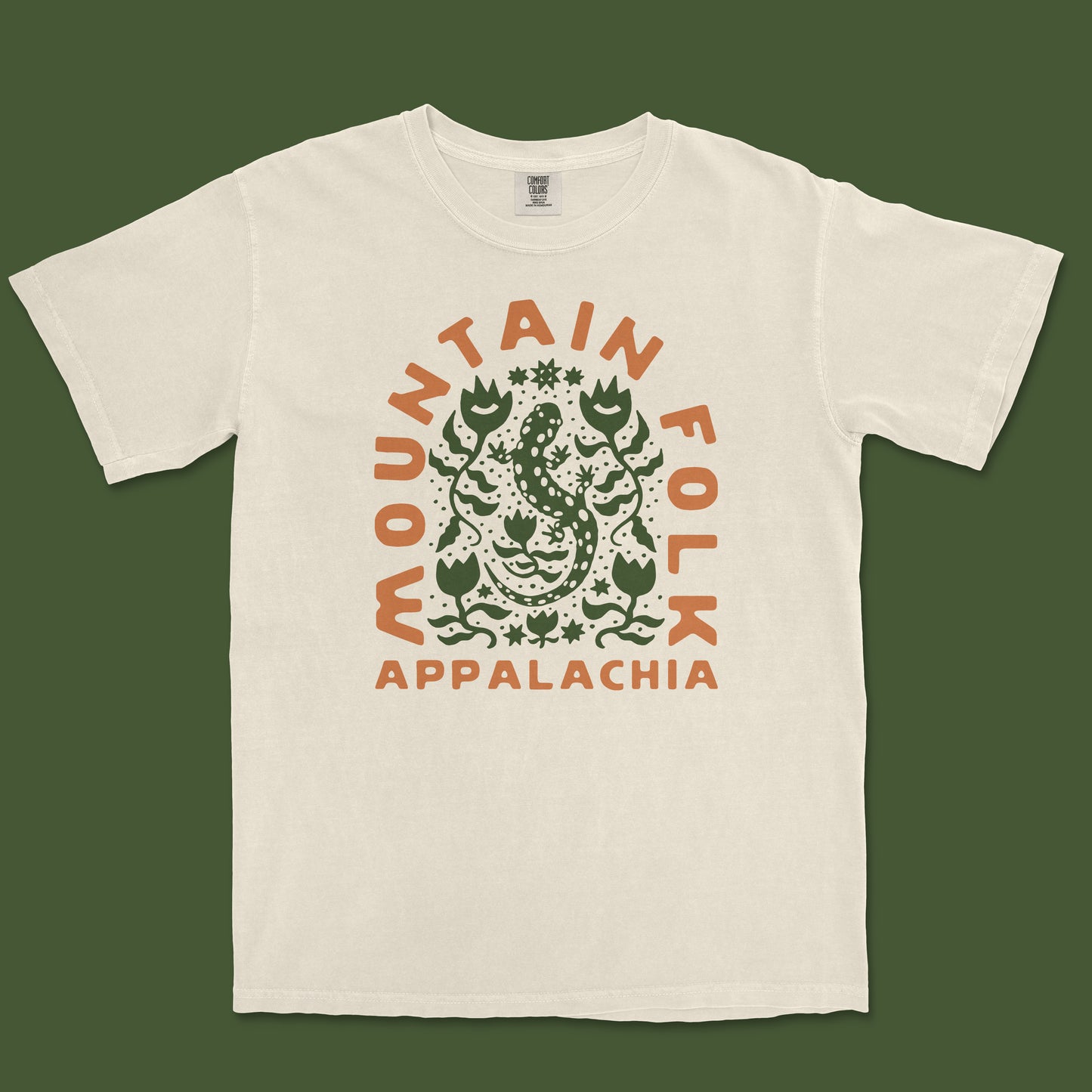 Mountain FOLK Ivory Salamander T-Shirt