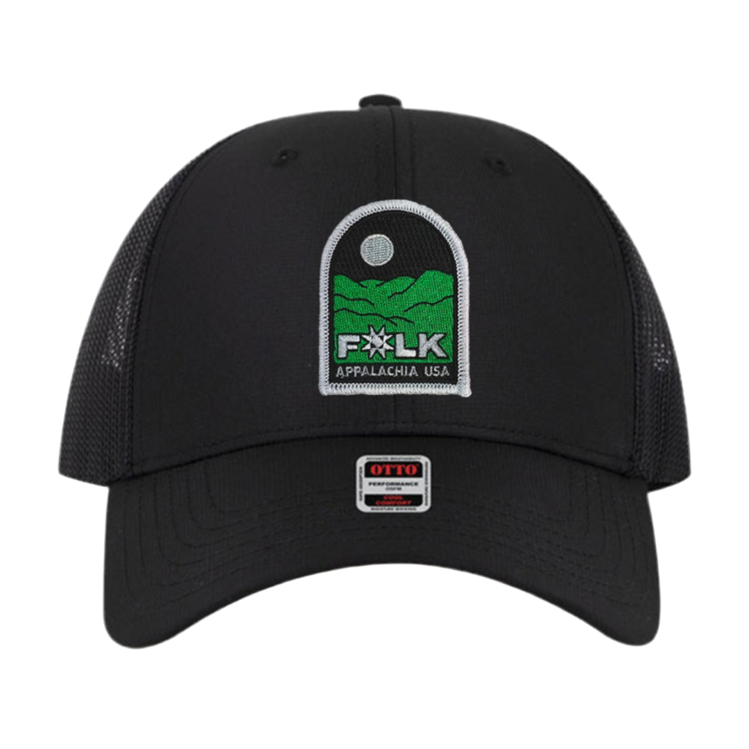FOLK Ware Black Patch Hat