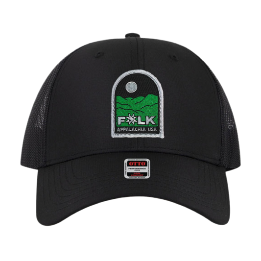 FOLK Ware Black Patch Hat