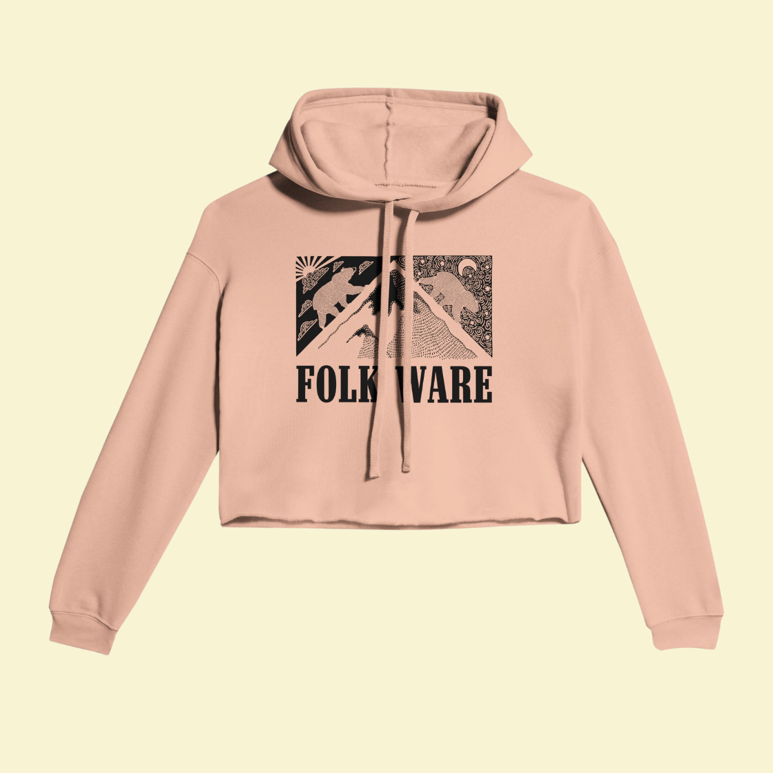 FOLK Ware Bear Mountain Women's Cropped Hoodie