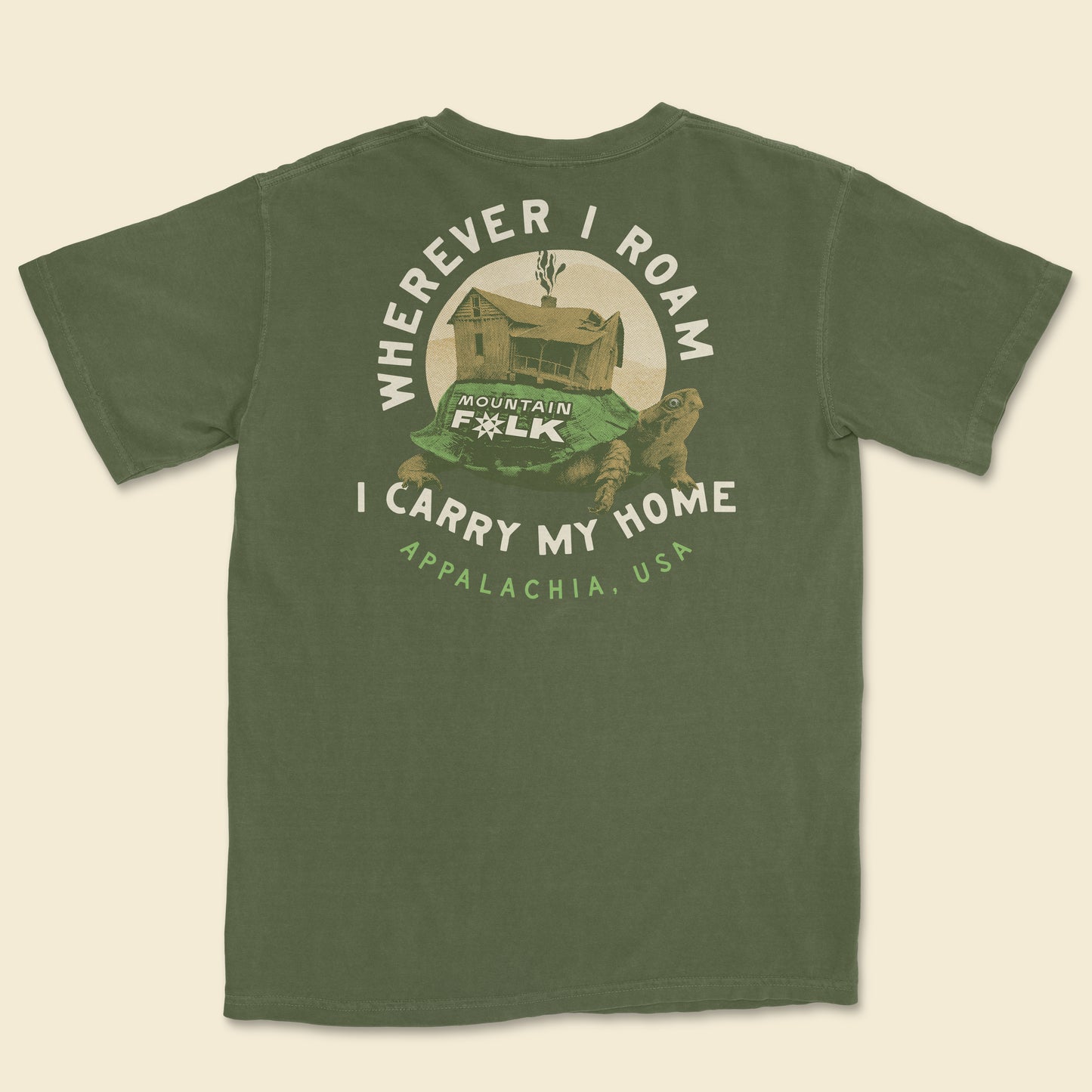 Carry My Home Green T-Shirt