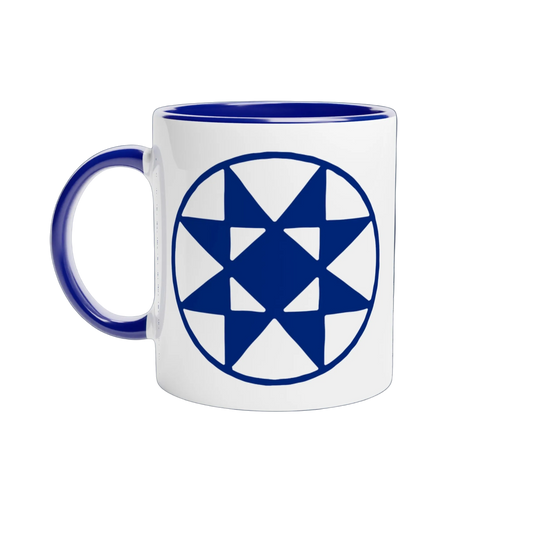 FOLK Blue Ceramic Mug