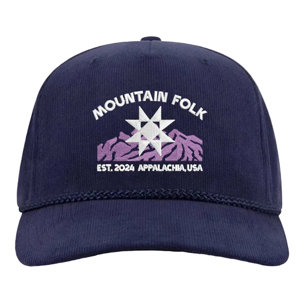 FOLK Ware Purple Corduroy Hat