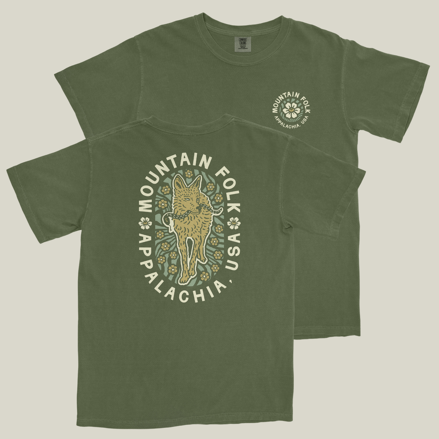 Mountain FOLK Hemp Coyote T-Shirt