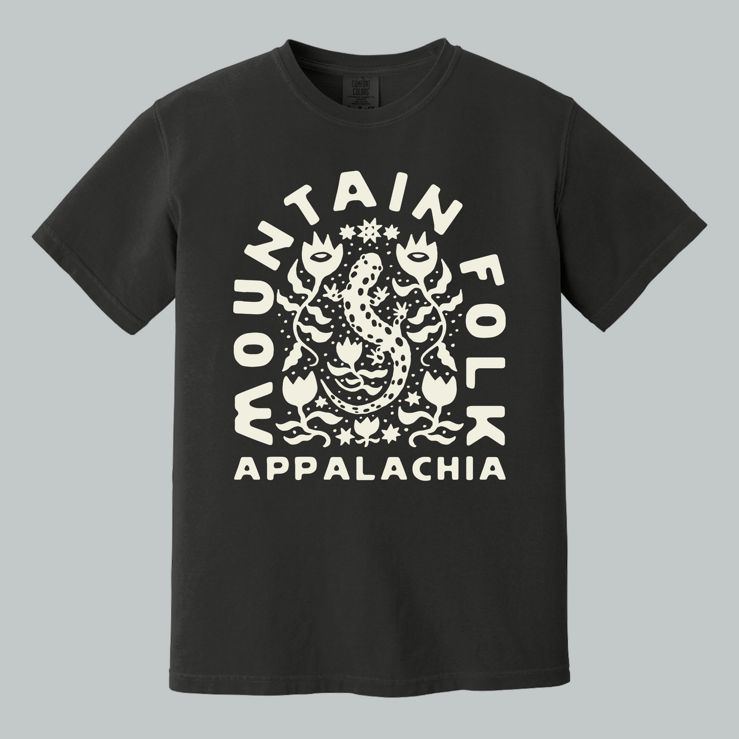 Mountain FOLK Black Salamander T-Shirt