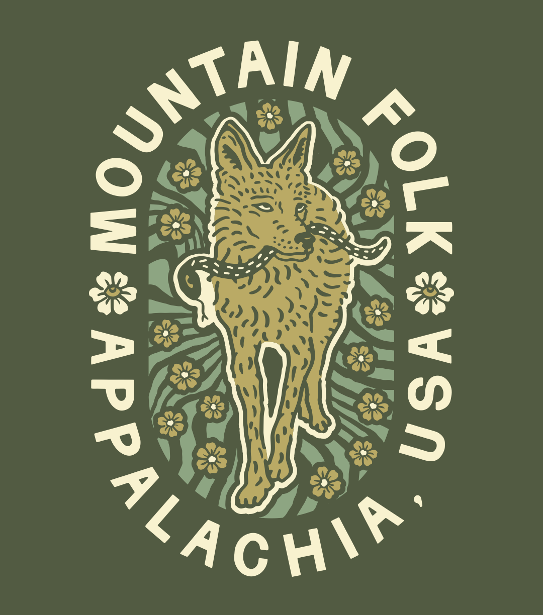 Mountain FOLK Hemp Coyote T-Shirt