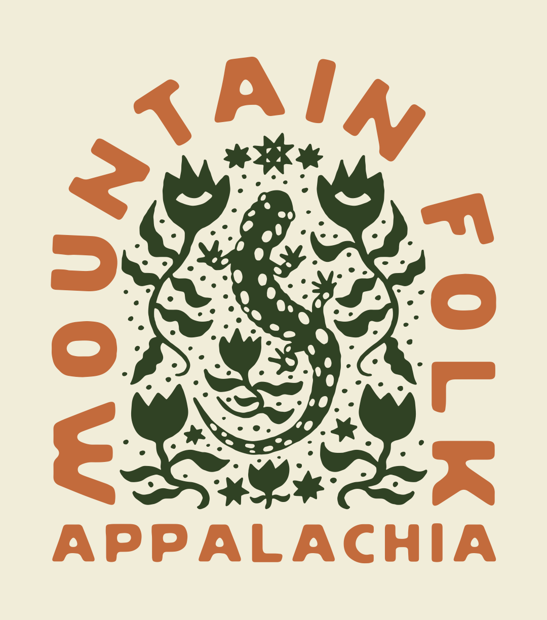 Toddler Mountain FOLK Salamander T-Shirt