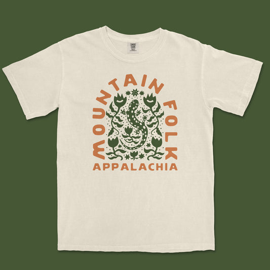 Mountain FOLK Ivory Salamander T-Shirt