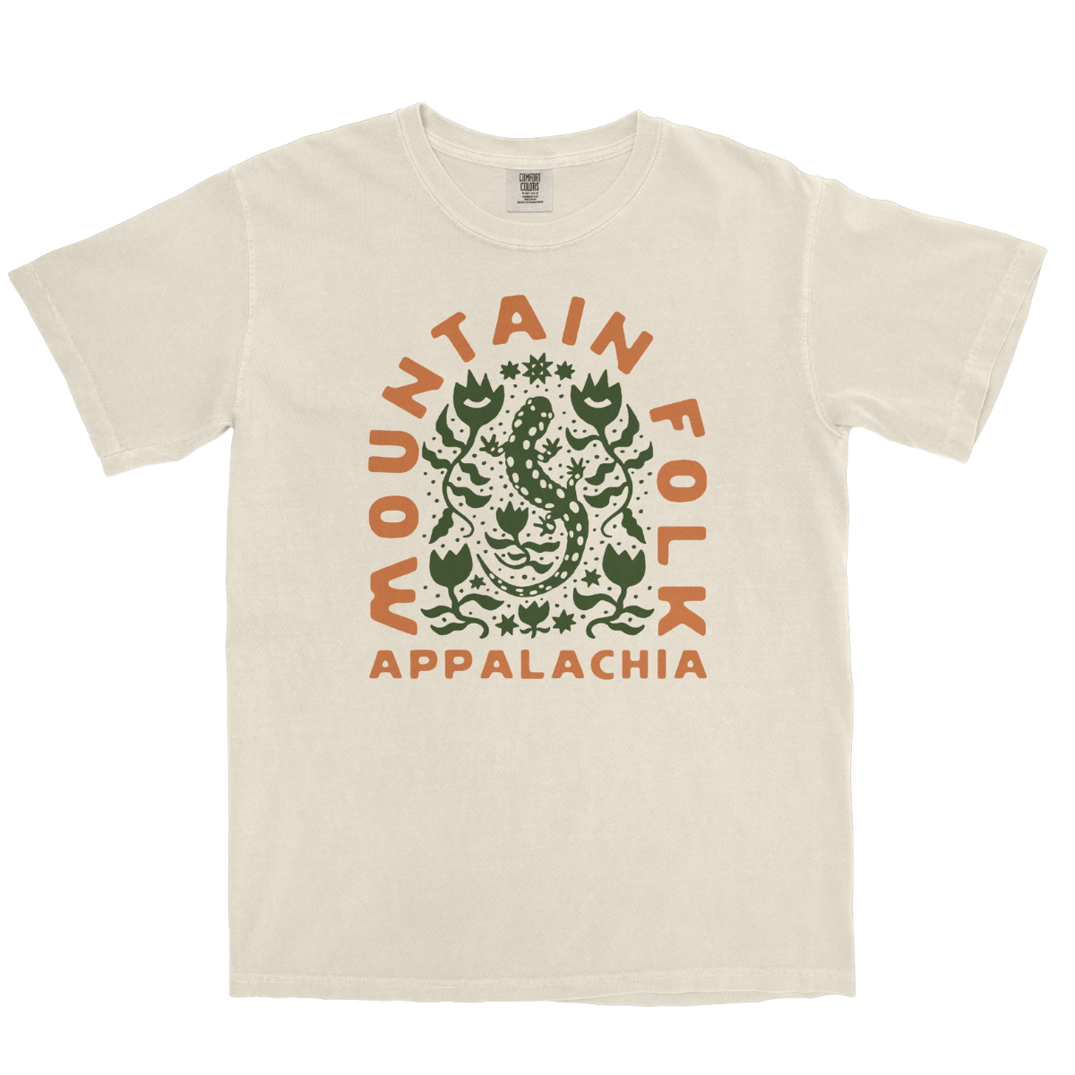 Mountain FOLK Ivory Salamander T-Shirt