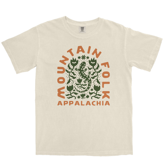 Mountain FOLK Ivory Salamander T-Shirt