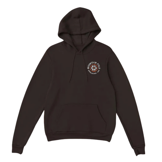 Mountain FOLK Flowers Embroidered Pullover Hoodie