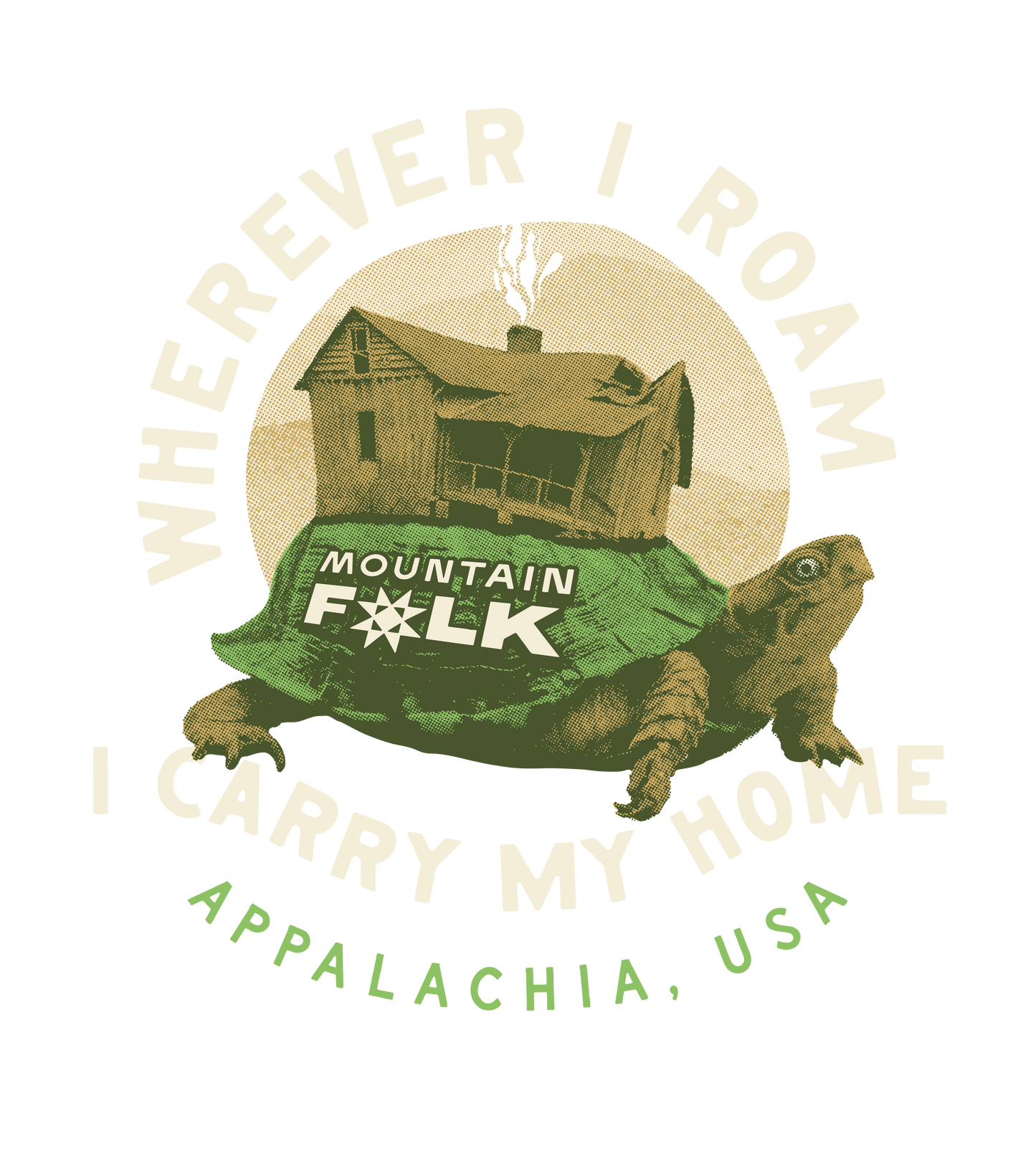 Carry My Home Green T-Shirt