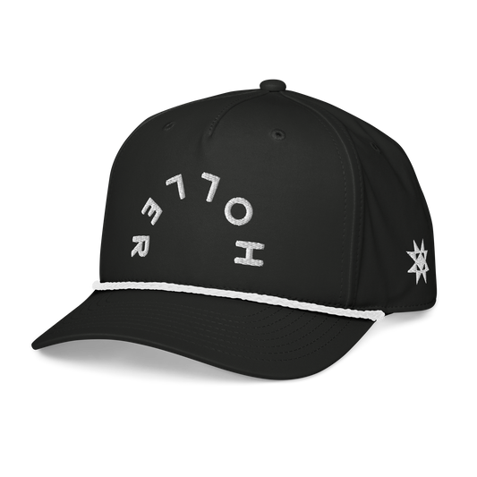 Holler Black Rope Hat