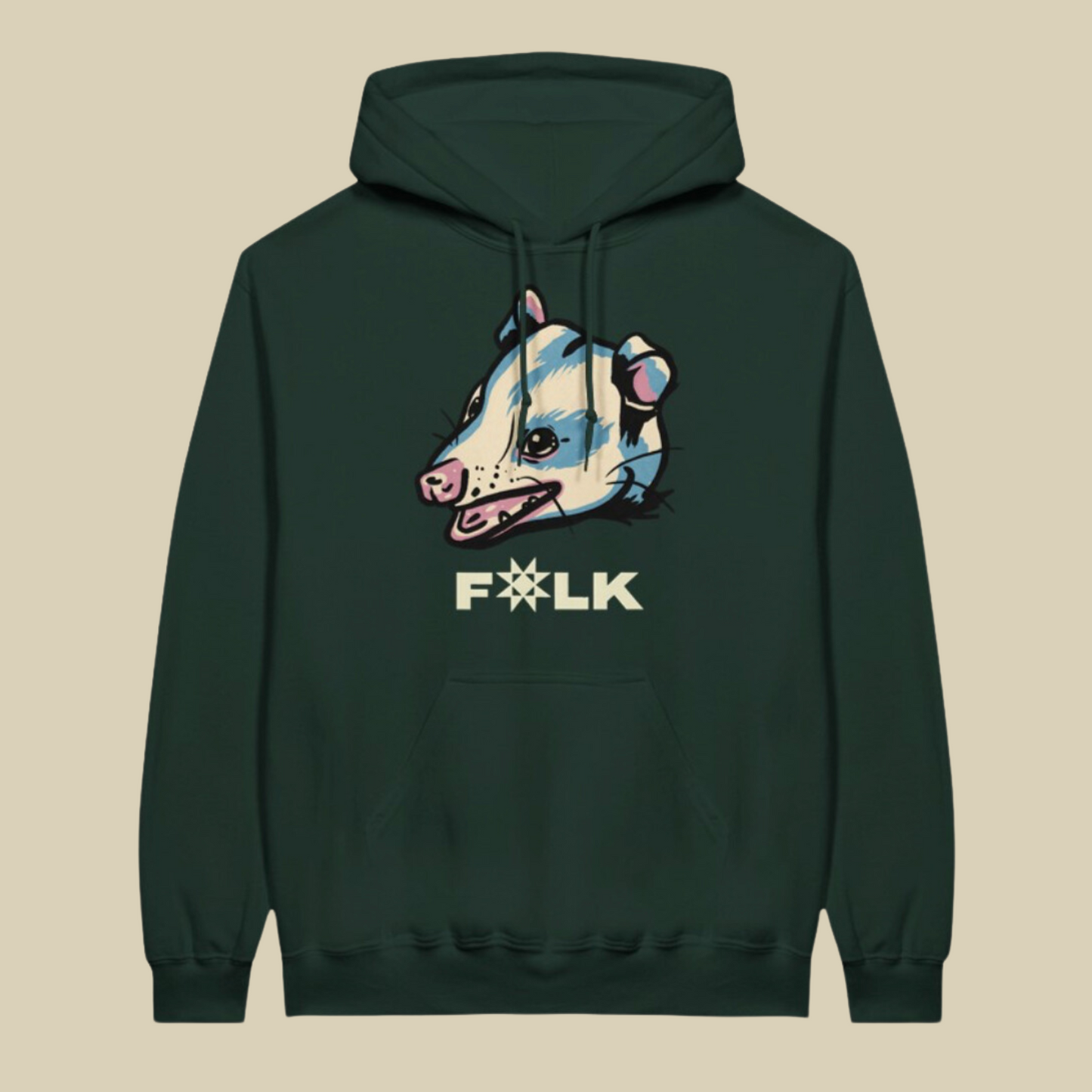 FOLK Opossum Fleece Hoodie